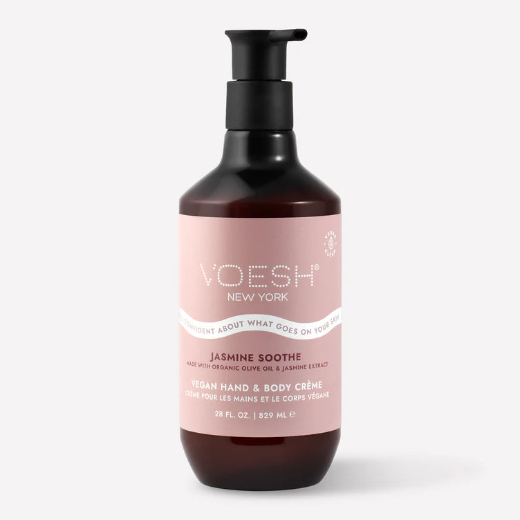 Voesh Vegan Hand & Body Creme Lotion - JASMINE SOOTHE 28oz