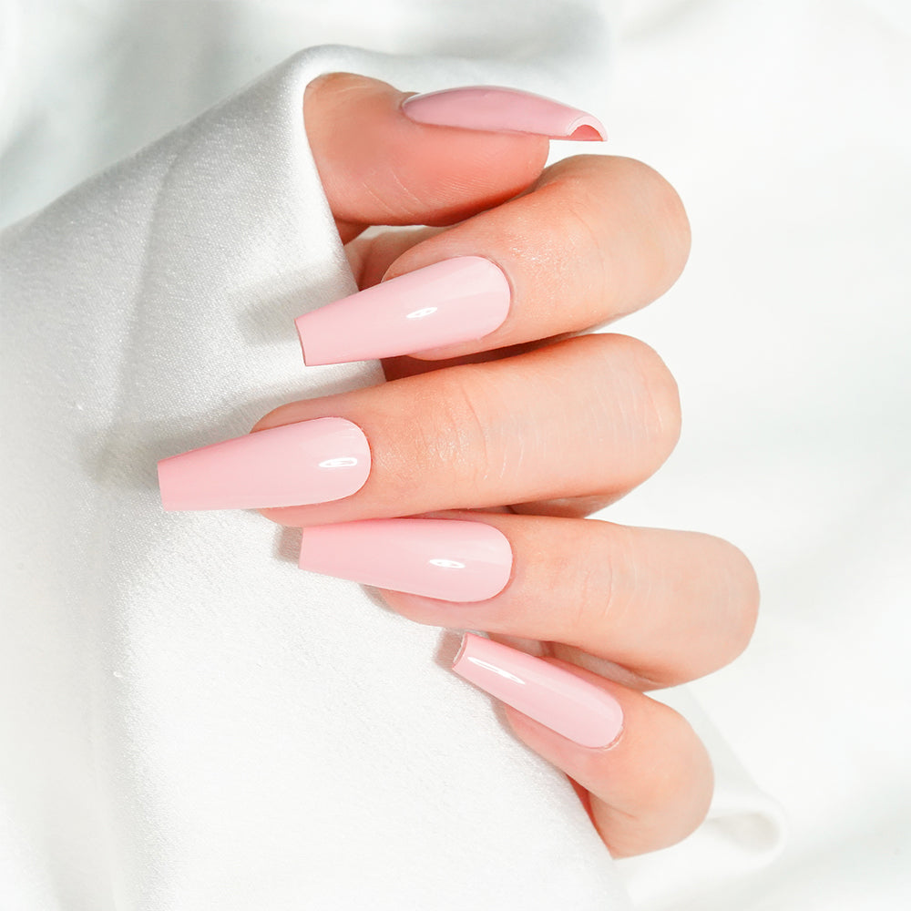 Lavis Gel Nail Polish Duo - 029 Beige, Pink Colors - Roseate Cordial