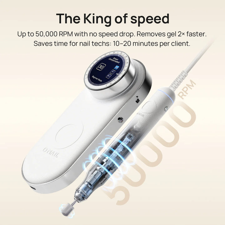 ONAIL Rechargeable Nail Drill Pro Max – 50,000 RPM