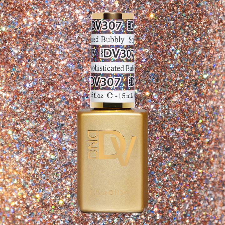 DND DIVA Gel &amp; Lacquer Duo - Sophisticated Bubbly 