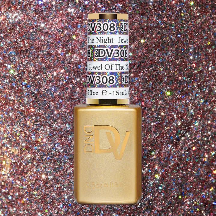 DND DIVA Gel &amp; Lacquer Duo - Jewel Of The Night 