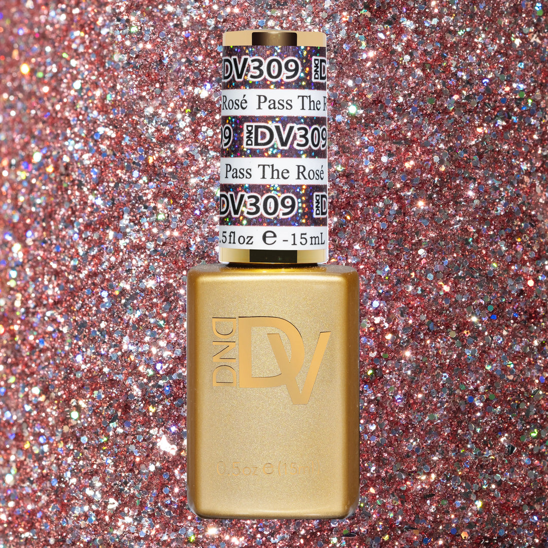 DND DIVA Gel &amp; Lacquer Duo - Pass The Rosé 