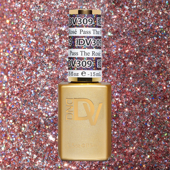 DND DIVA Gel &amp; Lacquer Duo - Pass The Rosé 