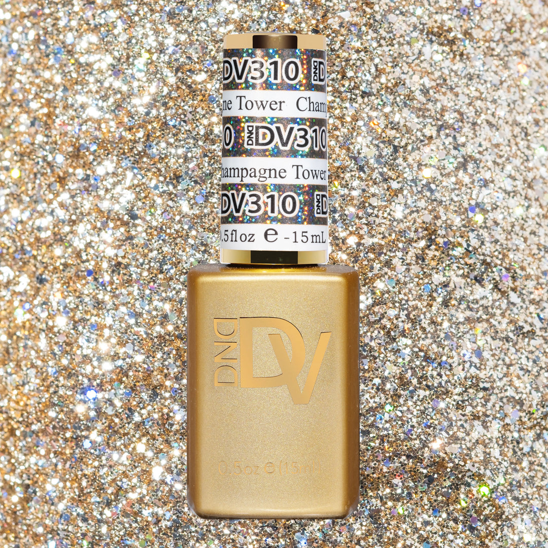 DND DIVA Gel &amp; Lacquer Duo - Champagne Tower 