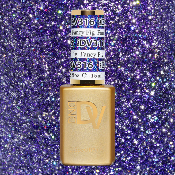 DND DIVA Gel &amp; Lacquer Duo - Fancy Fig 