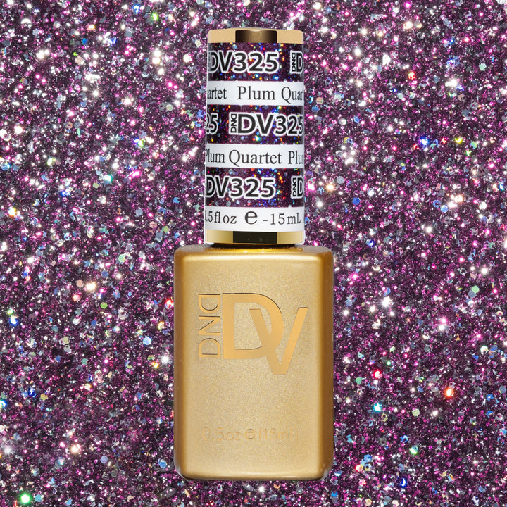 DND DIVA Gel &amp; Lacquer Duo - Plum Quartet 