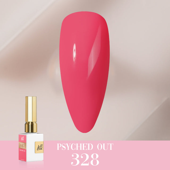 LDS Color Craze Gel Nail Polish - 328 Psyched Out - 0.5oz