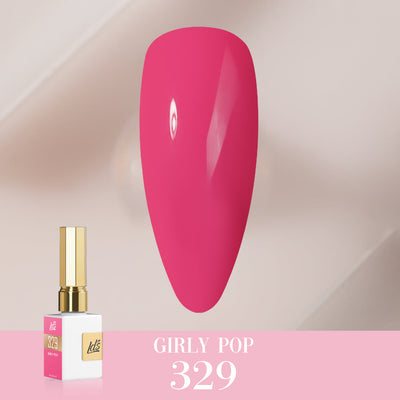 LDS Color Craze Gel Nail Polish - 329 Girly Pop - 0.5oz