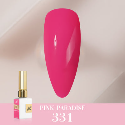 LDS Color Craze Gel Nail Polish - 331 Pink Paradise - 0.5oz