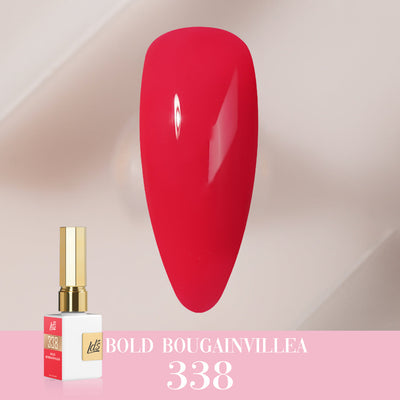 LDS Color Craze Gel Nail Polish - 338 Bold Bougainvillea - 0.5oz