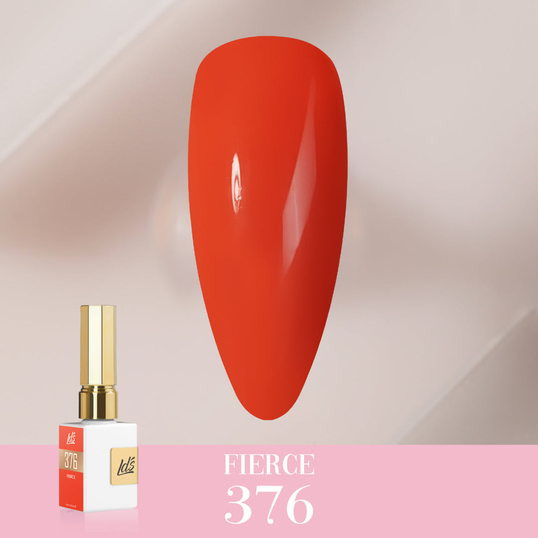LDS Color Craze Gel Nail Polish - 376 Fierce - 0.5oz