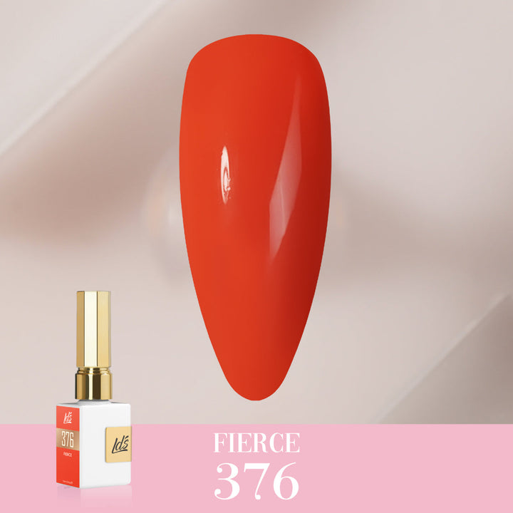 LDS Color Craze Gel Nail Polish - 376 Fierce - 0.5oz