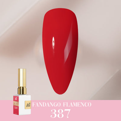 LDS Color Craze Gel Nail Polish - 387 Fandango Flamenco - 0.5oz