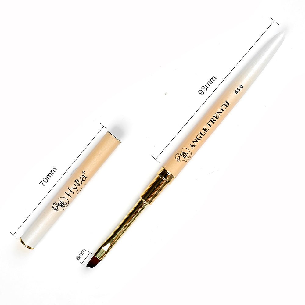 HyBa ANGLE FRENCH Nail Art Brush Kolinsky Hair 