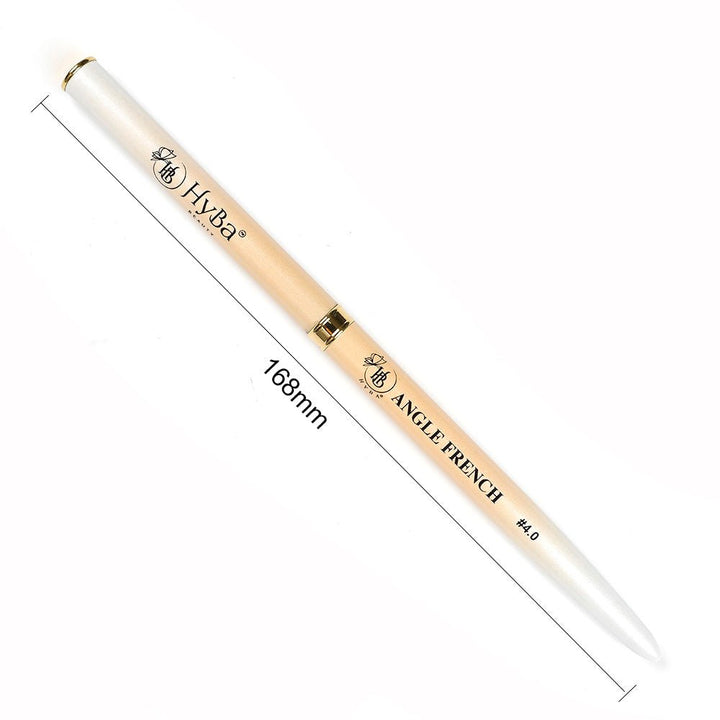 HyBa ANGLE FRENCH Nail Art Brush Kolinsky Hair 