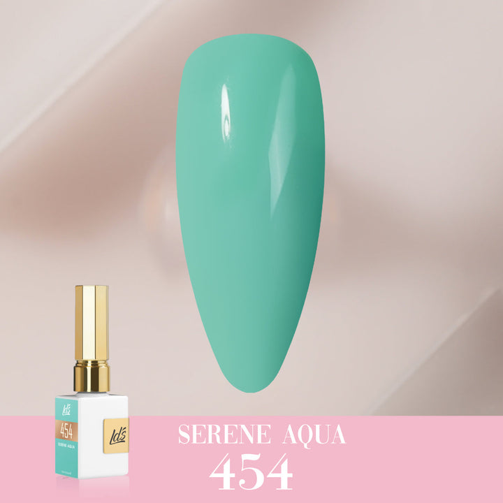 LDS Color Craze Gel Nail Polish - 454 Serene Aqua - 0.5oz