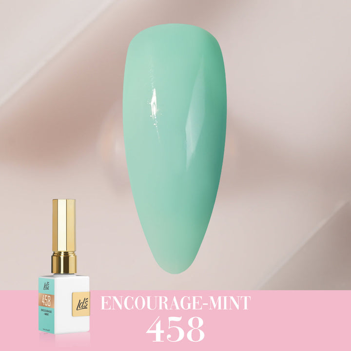 LDS Color Craze Gel Nail Polish - 458 Encourage-mint - 0.5oz