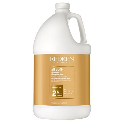 REDKEN - All Soft SHAMPOO with Argan Oil for Dry Hair GALLON