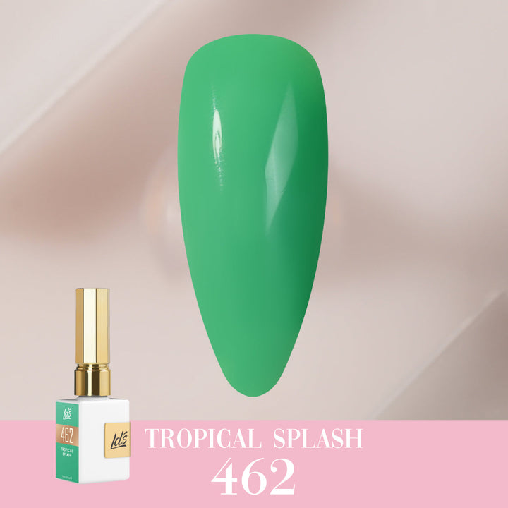 LDS Color Craze Gel Nail Polish - 462 Tropical Splash - 0.5oz