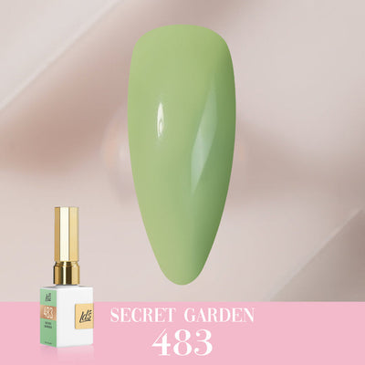 LDS Color Craze Gel Nail Polish - 483 Secret Garden - 0.5oz