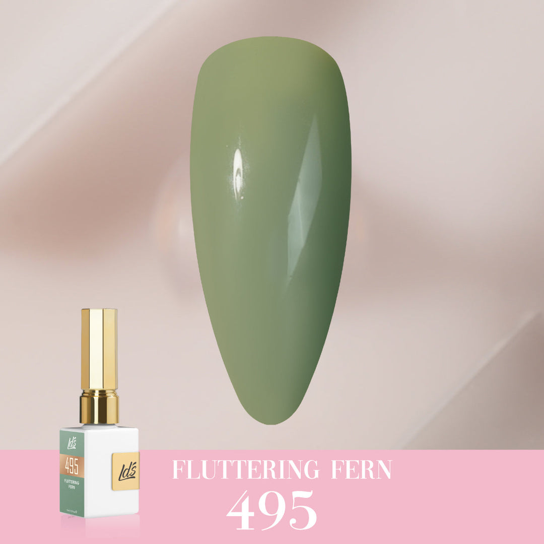 LDS Color Craze Gel Nail Polish - 495 Fluttering Fern - 0.5oz