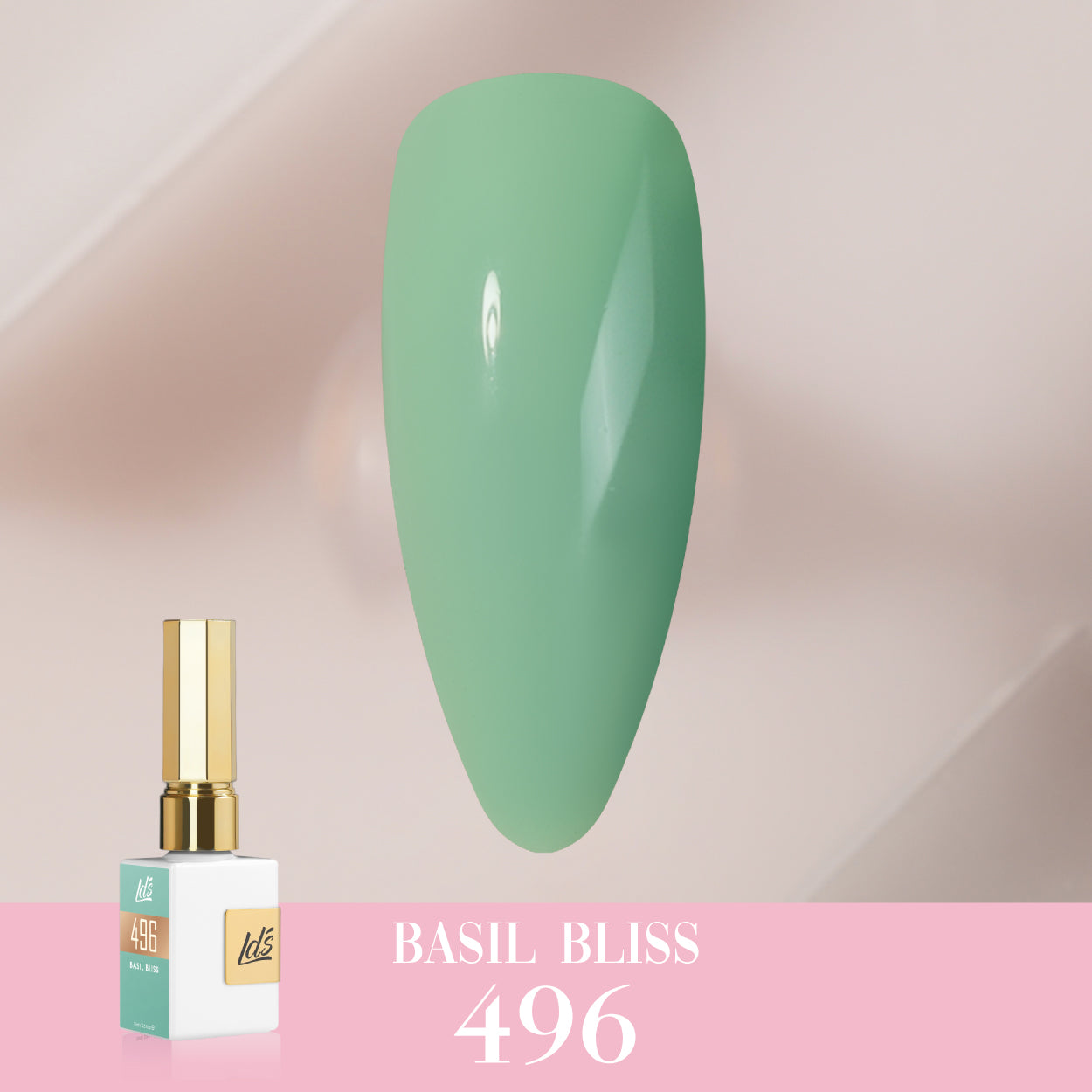 LDS Color Craze Gel Nail Polish - 496 Basil Bliss - 0.5oz