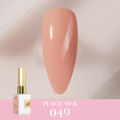 LDS Color Craze Gel Nail Polish - 049 Peach Silk - 0.5oz