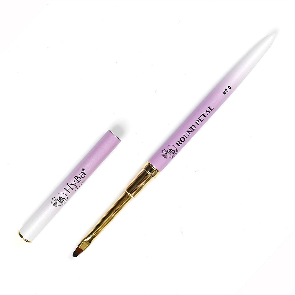 HyBa ROUND PETAL Nail Art Brush 2.0, Kolinsky Hair #5