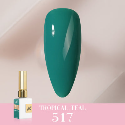 LDS Color Craze Gel Nail Polish - 517 Tropical Teal - 0.5oz