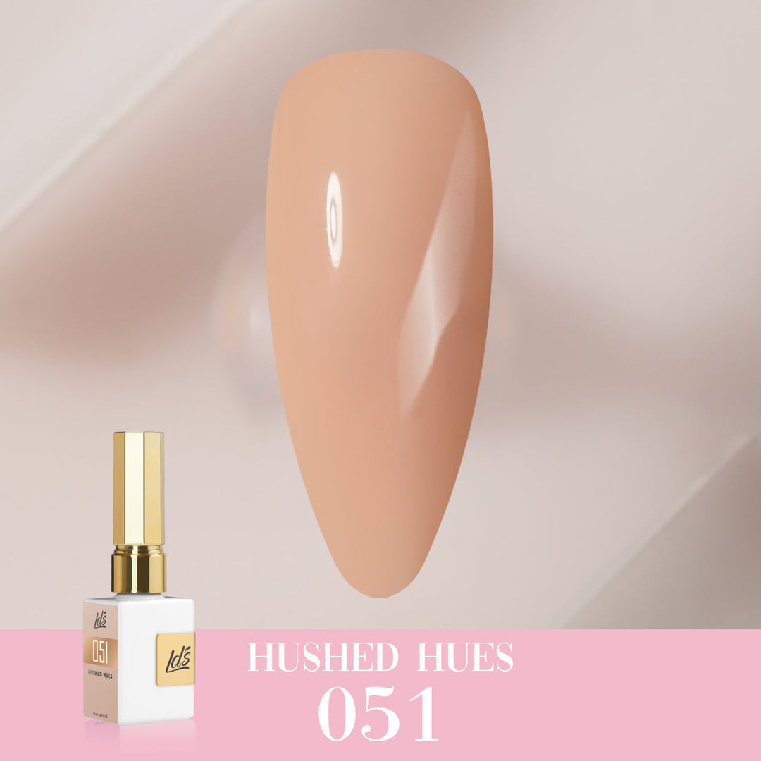LDS Color Craze Gel Nail Polish - 051 Hushed Hues - 0.5oz
