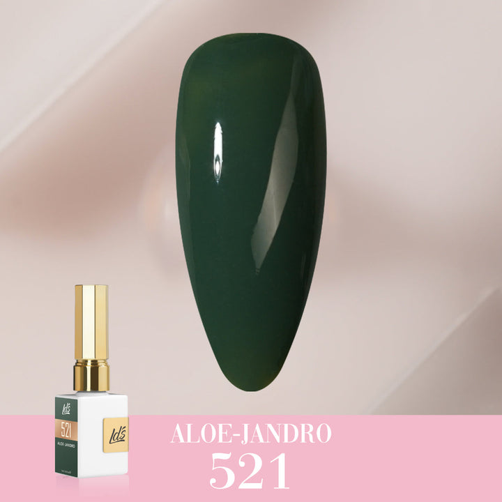 LDS Color Craze Gel Nail Polish - 521 Aloe-jandro - 0.5oz