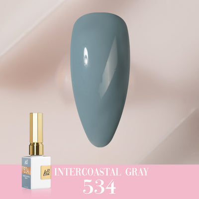 LDS Color Craze Gel Nail Polish - 534 Intercoastal Gray - 0.5oz