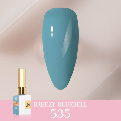 LDS Color Craze Gel Nail Polish - 535 Breezy Bluebell - 0.5oz