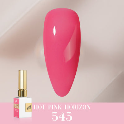 LDS Color Craze Gel Nail Polish - 545 Hot Pink Horizon - 0.5oz