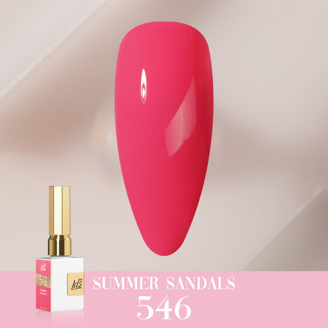 LDS Color Craze Gel Nail Polish - 546 Summer Sandals - 0.5oz