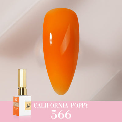 LDS Color Craze Gel Nail Polish - 566 California Poppy - 0.5oz