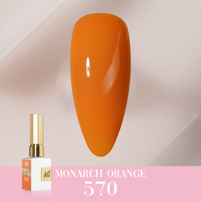 LDS Color Craze Gel Nail Polish - 570 Monarch Orange - 0.5oz