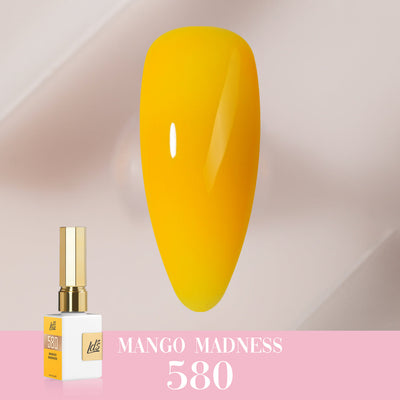 LDS Color Craze Gel Nail Polish -  580 Mango Madness - 0.5oz