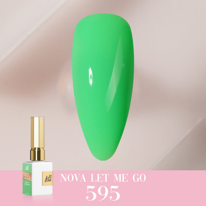 LDS Color Craze Gel Nail Polish -  595 Nova Let Me Go - 0.5oz