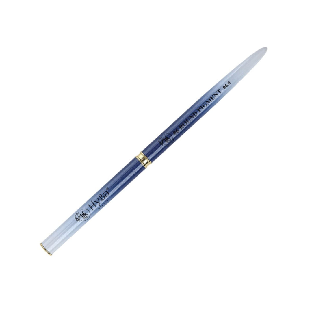 HyBa ROUND PIGMENT Nail Art Brush Kolinsky Hair 