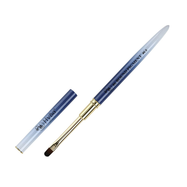 HyBa ROUND PIGMENT Nail Art Brush Kolinsky Hair 