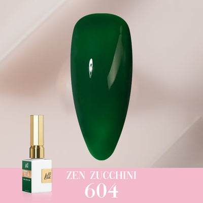 LDS Color Craze Gel Nail Polish - 604 Zen Zucchini - 0.5oz