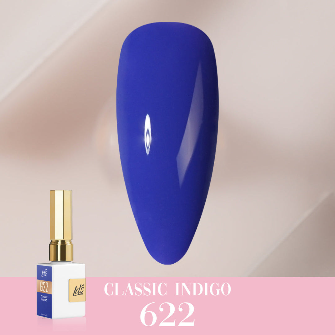 LDS Color Craze Gel Nail Polish - 622 Classic Indigo - 0.5oz