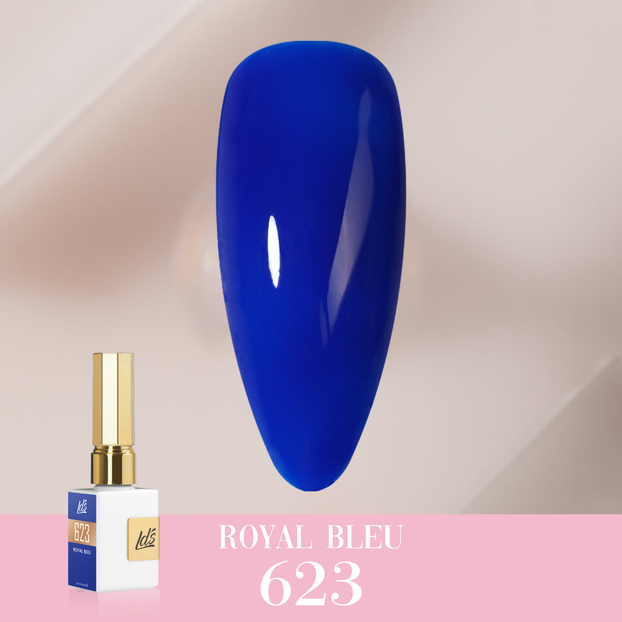 LDS Color Craze Gel Nail Polish - 623 Royal Bleu - 0.5oz