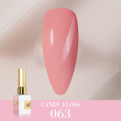 LDS Color Craze Gel Nail Polish - 063 Candy Floss - 0.5oz