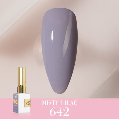 LDS Color Craze Gel Nail Polish - 642 Misty Lilac - 0.5oz