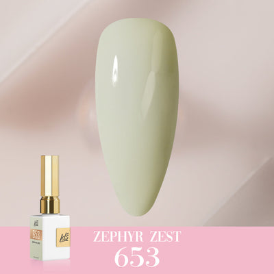 LDS Color Craze Gel Nail Polish - 653 Zephyr Zest - 0.5oz