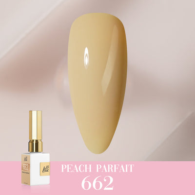 LDS Color Craze Gel Nail Polish - 662 Peach Parfait - 0.5oz