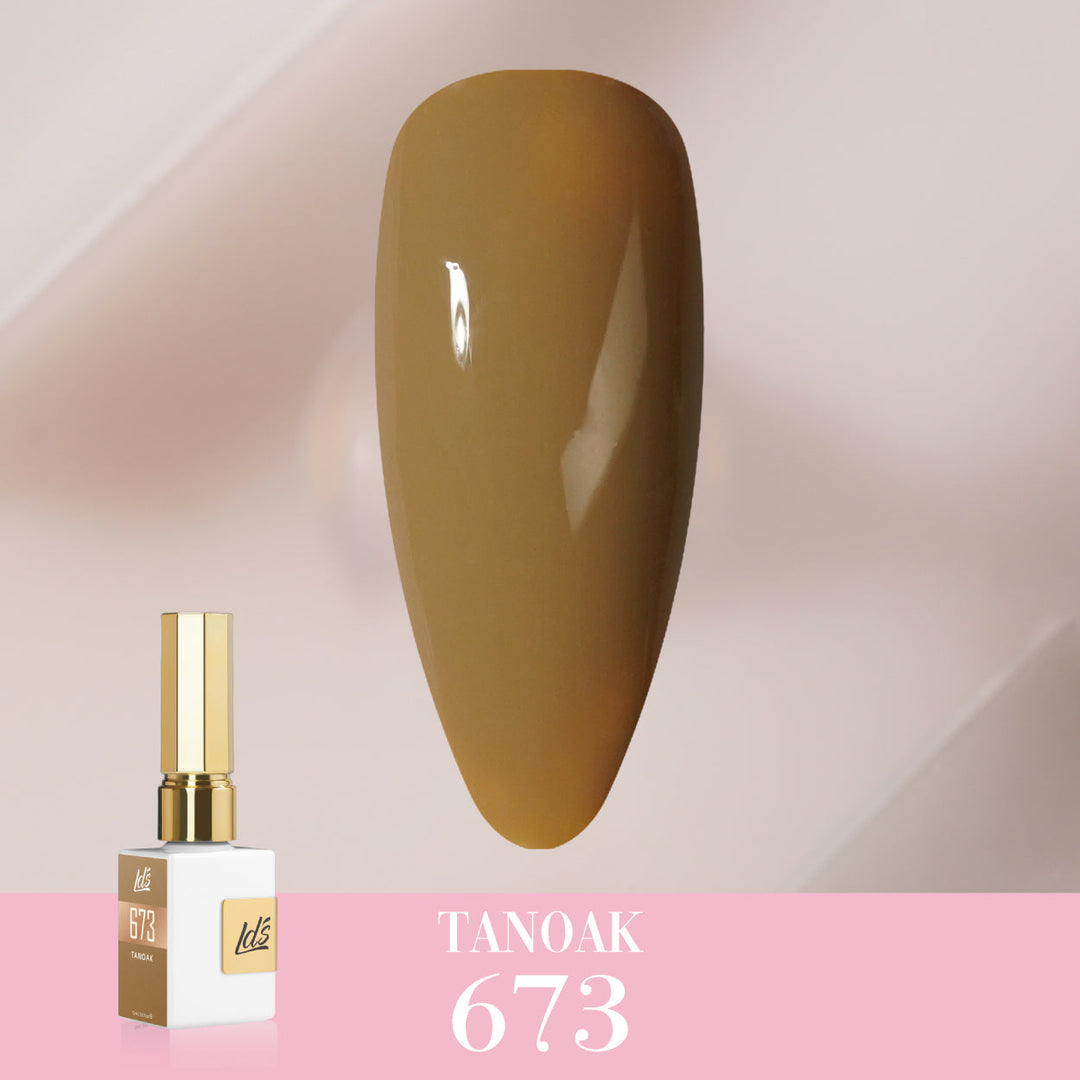 LDS Color Craze Gel Nail Polish - 673 Tanoak - 0.5oz