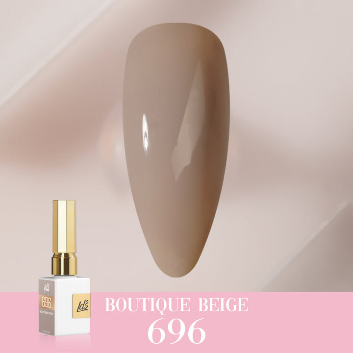 LDS Color Craze Gel Nail Polish - 696 Boutique Beige - 0.5oz